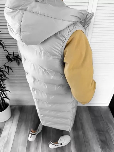 Vesta barbati gri, lunga, 5191 Z22